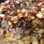 Noodle pudding also known as noodle kugel