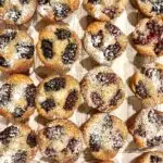 Blackberry mini muffins (financiers)