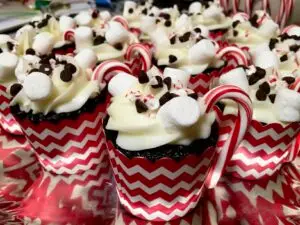 hot cocoa cupcakes