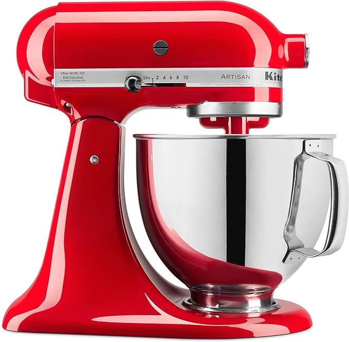 KitchenAid Artisan Stand Mixer in Red