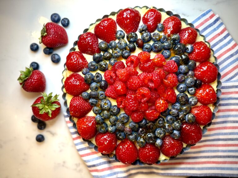 mixed berry tart